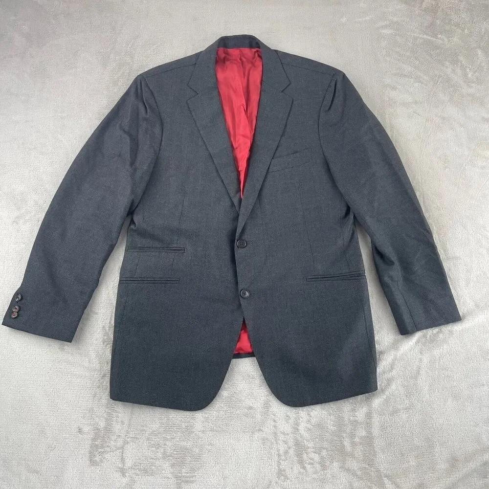 SuitSupply Blazer‎ Sport Coat Men 44 Vitale Barberis Pure Wool Jacket Two Button